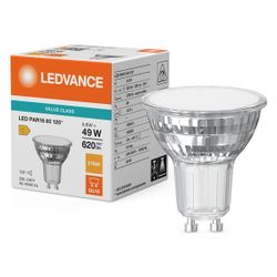 Ledvance LED-Reflektorlampe PAR16 GU10, 5,6W, 620lm, 2700K, 120 Grad, Glas, War... LEDVANCE-4099854457326 4099854457326 (Abb. 1)