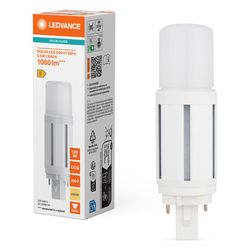 Ledvance LED-Lampe DULUX D26 VT EM & AC MAINS VALUE, 9,5W 1080lm 3000K G24d, Ma... LEDVANCE-4058075821897 4058075821897 (Abb. 1)
