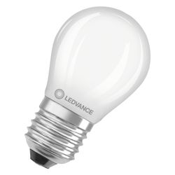 Ledvance LED-Lampe Classic P 1,8W 827 E27, 250lm, 2700K, Matt, 80x45mm... LEDVANCE-4099854467950 4099854467950 (Abb. 1)