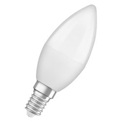 Ledvance LED-Kerzenlampe Classic B 4,9W 827 E14, 470 lm, 2700 K, Matt, Weiß, LE... LEDVANCE-4099854049309 4099854049309 (Abb. 1)