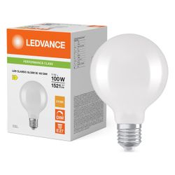 Ledvance LED-Lampe Classic Globe 95, 11W, 827, E27, Dimmbar, Filament, Matt, We... LEDVANCE-4099854060793 4099854060793 (Abb. 1)