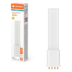 Ledvance LED-Lampe DULUX LED S/E9 AC MAINS VALUE, 4W, 550lm, 4000K, 2G7, Matt, ... LEDVANCE-4099854669712 4099854669712 (Abb. 1)