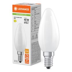 Ledvance LED-Kerzenlampe Classic B DIM, 3,4W, 470lm, 2700K, E14, Matt... LEDVANCE-4099854439063 4099854439063 (Abb. 1)