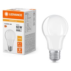 Ledvance LED-Lampe Classic A 60 Daylight Sensor, 8,8W 806lm 2700K E27, Matt, We... LEDVANCE-4099854043956 4099854043956 (Abb. 1)