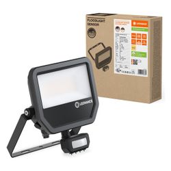 Ledvance LED-Fluter Floodlight Sensor 50, 41W 5500lm 3000K, IP65, Aluminium, Sc... LEDVANCE-4099854306860 4099854306860 (Abb. 1)