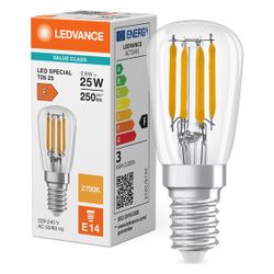 Ledvance LED-Speziallampe Special T26, 250lm 2,8W 2700K E14, Klar... LEDVANCE-4099854066320 4099854066320 (Abb. 1)