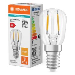 Ledvance LED-Speziallampe Special T26, 2,2W, 2700K, E14, Klar... LEDVANCE-4099854066108 4099854066108 (Abb. 1)
