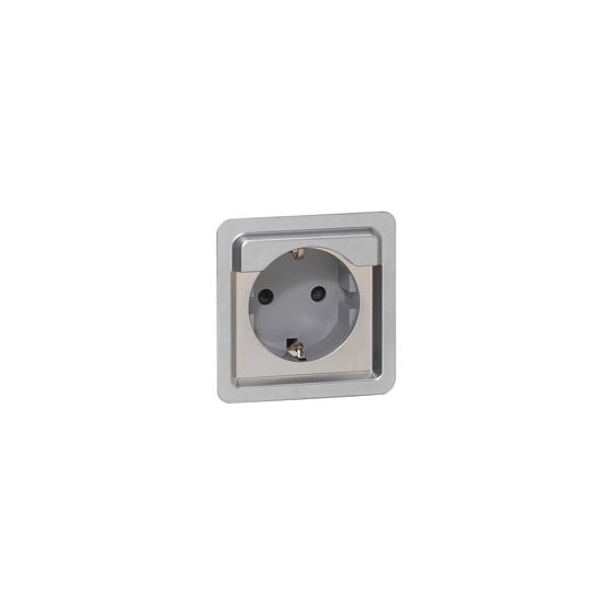 Legrand Steckdose Soliroc, 16A, 250V, Metall, Chrom, 077836