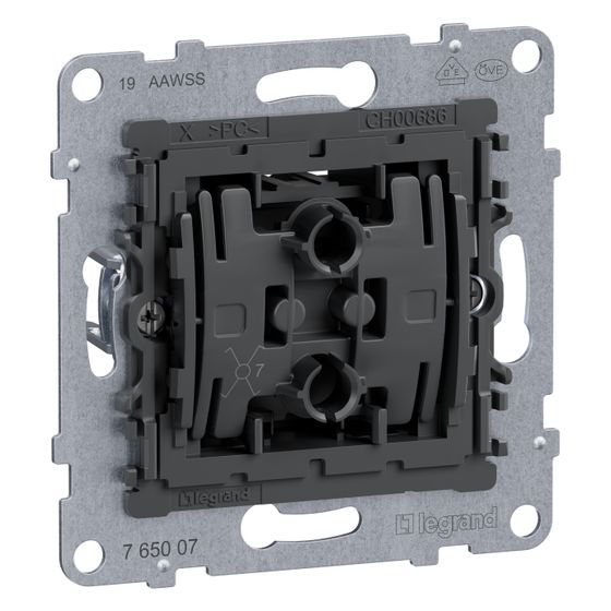 Legrand Kreuzschalter SEANO, 10 AX, Unterputz, 27,3mm, 765007