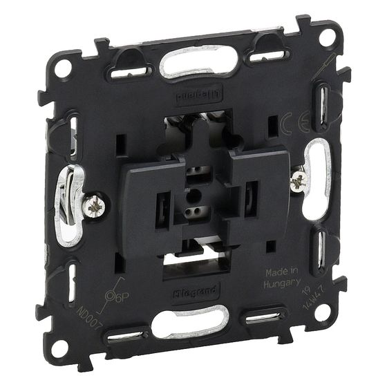 Legrand Taster Wechselkontakt Valena In'Matic, 6A, 250V, Unterputz, 74,7x74,7x38mm