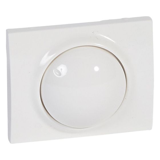 Legrand Abdeckung Drehdimmer Galea, Drehknopf, Kunststoff, Ultraweiß, 771068
