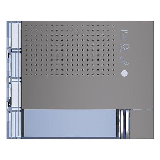 Legrand BTicino Frontblende Lautsprecher Allstreet 351113, 1 Ruftaste, IP20, IK07, 91x114x10mm, Thermoplast, Anthrazit