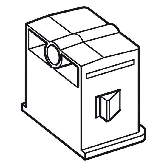 Legrand Schutzkappe U50/U55/U60, 60,5x40mm, Kunststoff, Gelb, 348575