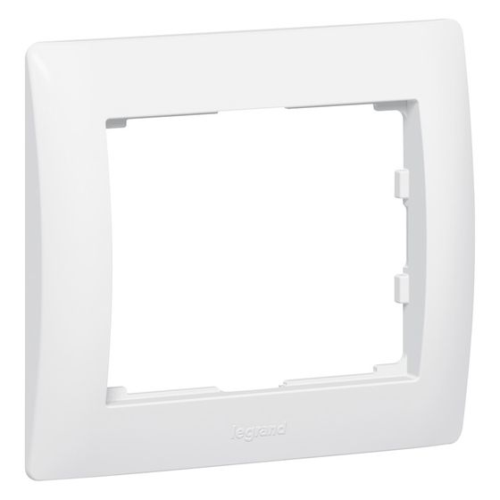 Legrand Rahmen 1-fach Galea, 83x91x12mm, Kunststoff, Ultraweiß, 771001