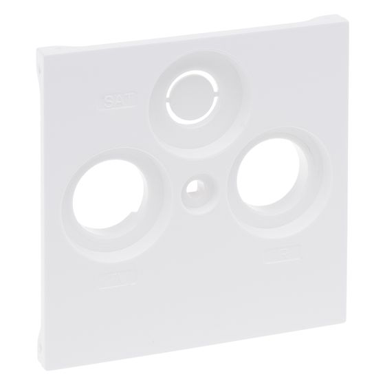 Legrand SEANO Abdeckung TV-R-SAT, Unterputz, Kunststoff, Ultraweiß, 765156