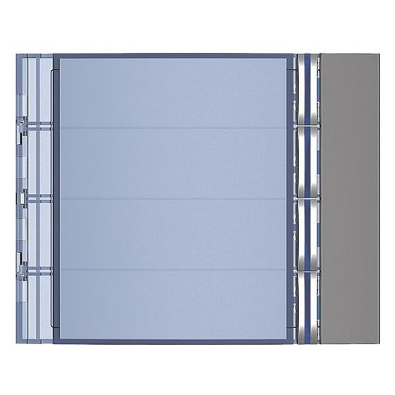 Legrand BTicino Frontblende Ruftastenmodul SFERA 4RT Allstreet, 91x114x10mm, Kunststoff, Anthrazit, 352043