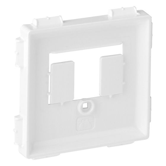 Legrand Telefon-Abdeckung Valena Life, TAE, Unterputz, Kunststoff, Ultraweiß, 755490