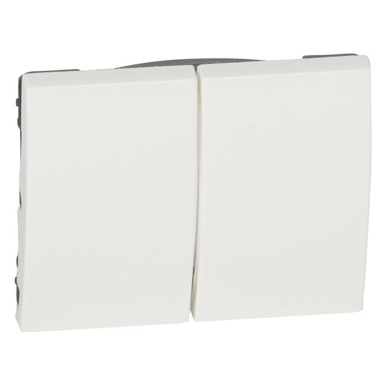 Legrand Wippe Galea, zweiteilig, 64x53x18,5mm, Thermoplast, Ultraweiß, 777012