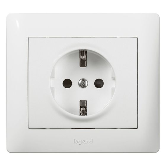 Legrand Steckdose Galea 771063, 16A 250V, Unterputz, Thermoplast, Weiß