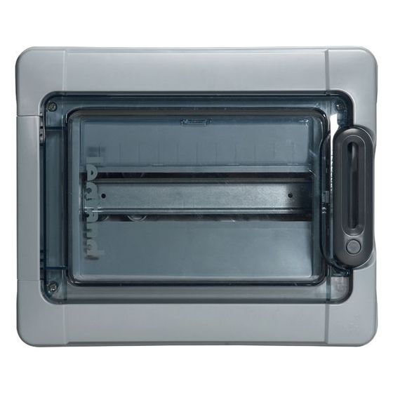 Legrand Feuchtraumverteiler Plexo³ 1-reihig 12 Module, IP65, IK09, 282x340x141mm, Kunststoff, Grau, 601981