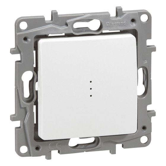 Legrand Niloe Kontroll-Wechselschalter, 16A, 250V, IP31, 76x76x34mm, Kunststoff, Ultraweiß, 664716