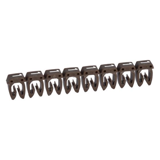 Legrand Kennzeichnungssystem CAB 3 Ziffer 1, 0,5-1,5mm2, 5x3mm, Kunststoff, Braun