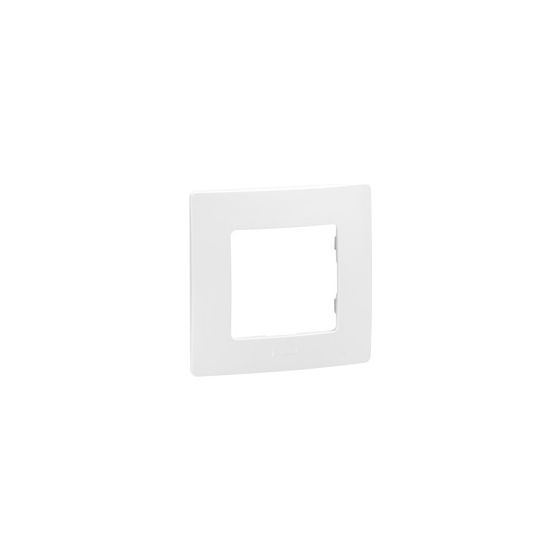Legrand Niloe Rahmen 1-fach, 86x86x10mm, Thermoplast, Ultraweiß, 665001