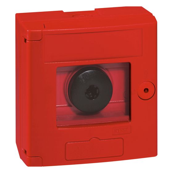 Legrand Sicherheitskasten, IP44, IK07, 1 Öffner/1 Schließer, 125x125x71mm, Feuerrot, 038011