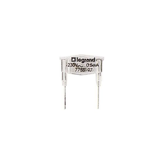Legrand Glimmlampe 230V 0,5mA Grün, 775897
