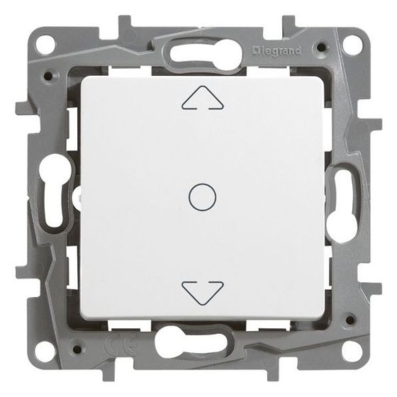Legrand Niloe Jalousieschalter, 250V, 6A, Unterputz, Kunststoff, Ultraweiß, 664511