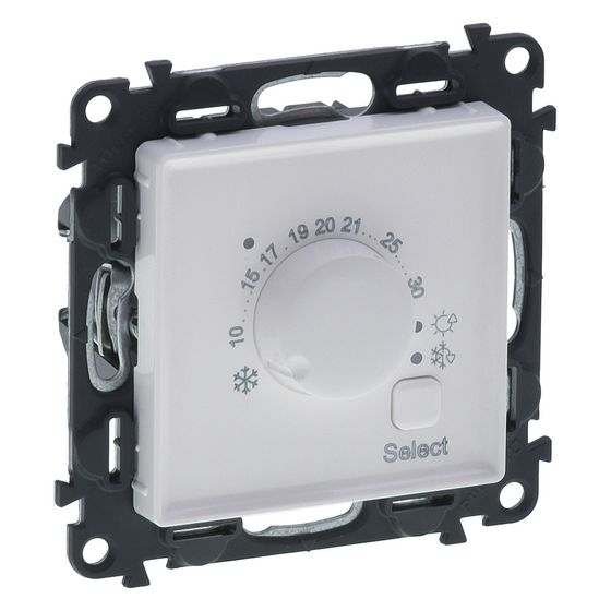 Legrand Raumthermostat Valena Life 752133, 230V, Unterputz, Ultraweiß