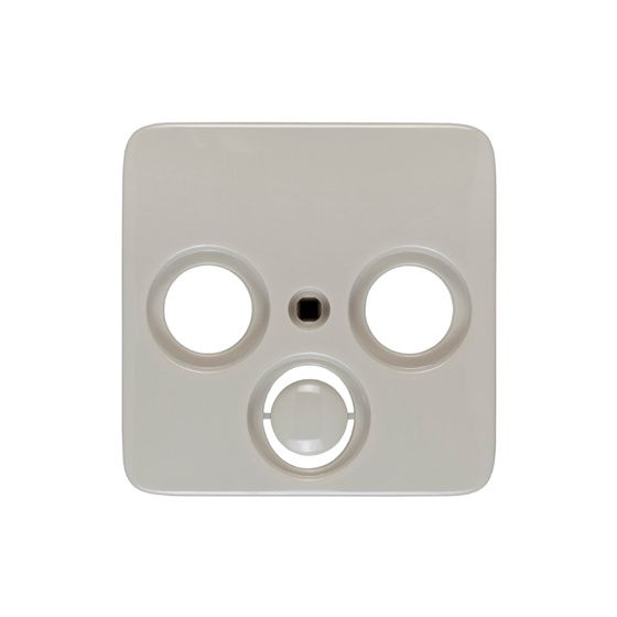Legrand Abdeckung Antennen-Steckdose Creo 776082, 56,5x56,5x15mm, Thermoplast, Mandelweiß