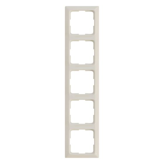 Legrand Rahmen 5-fach Creo, 5 Einheiten, Kunststoff, Mandelweiß, 776005