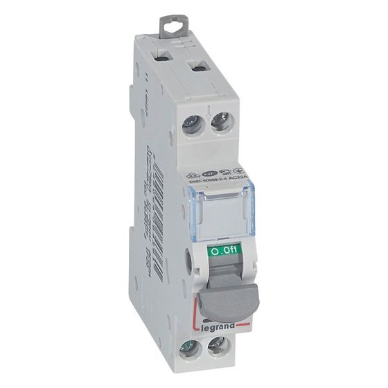 Legrand Lasttrennschalter DX3 406436, 20A 400V, 2-polig, beleuchtet, IP20