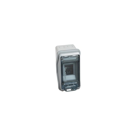 Legrand Feuchtraumverteiler Plexo3 601932, 1-reihig, 3 Teilungseinheiten, IP65, IK09, Kunststoff, Grau, 601932