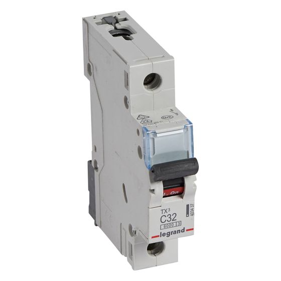 Legrand Leitungsschutzschalter TX3 C 32A, 1-polig, 6kA, 1TE, Grau, 403437