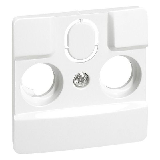 Legrand TV-R-SAT-Abdeckung Niloe, 2-/3-Loch, Unterputz, Kunststoff, Ultraweiß, 664767