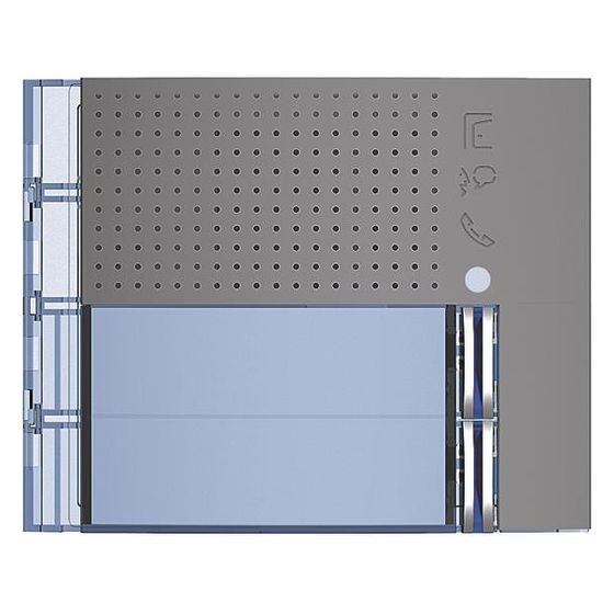 Legrand BTicino Frontblende Lautsprecher Allstreet, 2 Ruftasten, IP20, IK07, 91x114x10mm, Kunststoff, Anthrazit, 351123