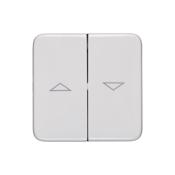 Legrand Jalousiewippe Creo, Pfeilsymbol, 56x56x14,3mm, Kunststoff, Ultraweiß, 776214