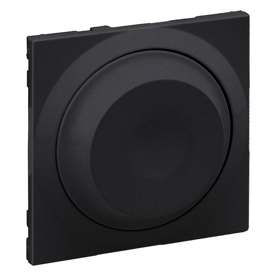 Legrand SEANO Abdeckung für Universal-Drehdimmer, Drehknopf, Kunststoff, Anthrazit, 56x56x13mm, 765440