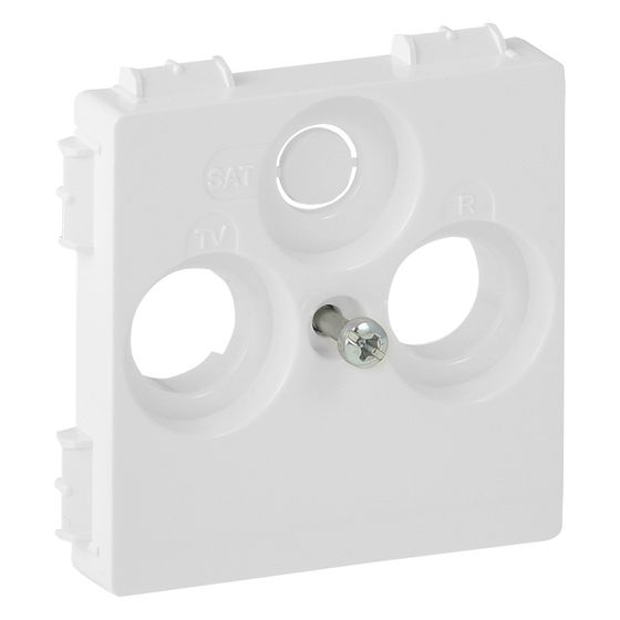 Legrand Abdeckung Valena Life für TV+R-SAT, 30mm, Kunststoff, Ultraweiß, 754800