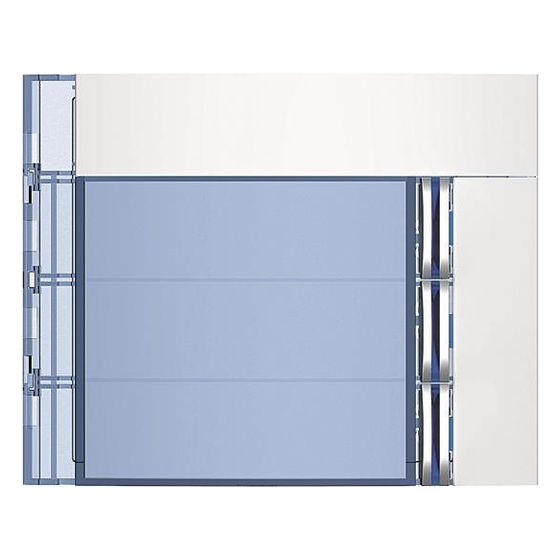 Legrand BTicino Frontblende Ruftastenmodul SFERA 3RT, 3 Ruftasten, Kunststoff, Weiß, 91x114x10mm, 352032