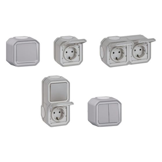 Legrand Plexo New Set 1, Grau, 100361