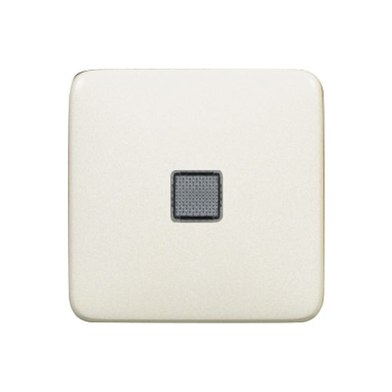Legrand Wippe Creo mit Fenster, 56x56x14,3mm, Kunststoff, Mandelweiß, 776011