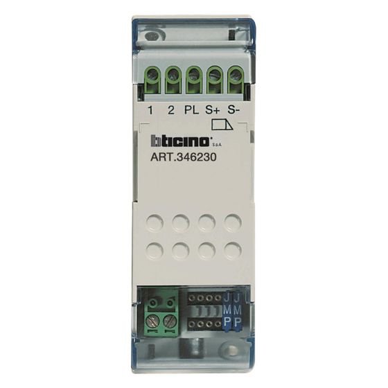 Legrand BTicino Türöffner-Relais 2-Draht, 2 TE, 144 W, 6 A, 18-27 V, IP20, 346230