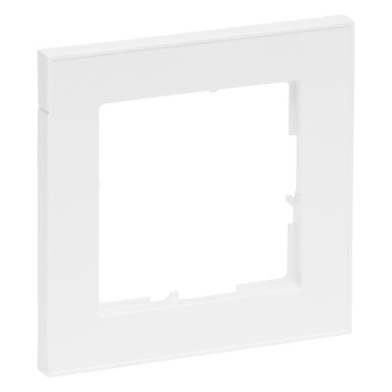 Legrand Abdeckrahmen SEANO+ 1-fach, 86x86x10mm, Kunststoff, Ultraweiß, 765181