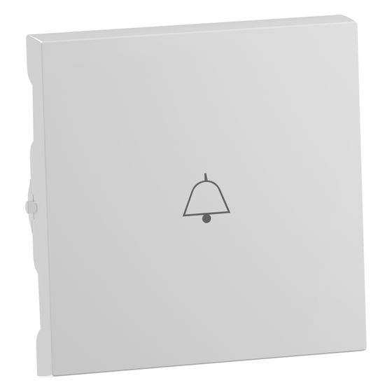 Legrand Wippe SEANO, Klingelsymbol, Kunststoff, Ultraweiß, 55,6x56x8,2mm, 765112