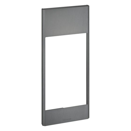 Legrand Bticino Abdeckrahmen Linea 5000, 3-modulig, 365x139x16mm, Aluminium, Schwarz, 345102