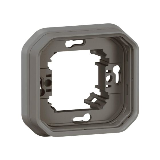 Legrand Tragring Plexo New 069606L, 85x85x43,5mm, Kunststoff, Anthrazit