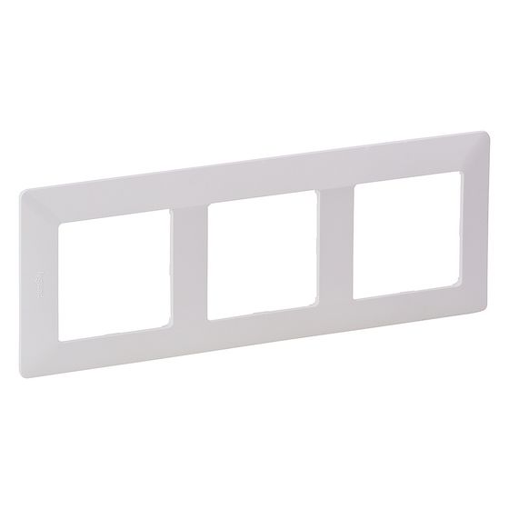 Legrand Abdeckrahmen Valena Life 3-fach, 228x86x10mm, Thermoplast, Ultraweiß